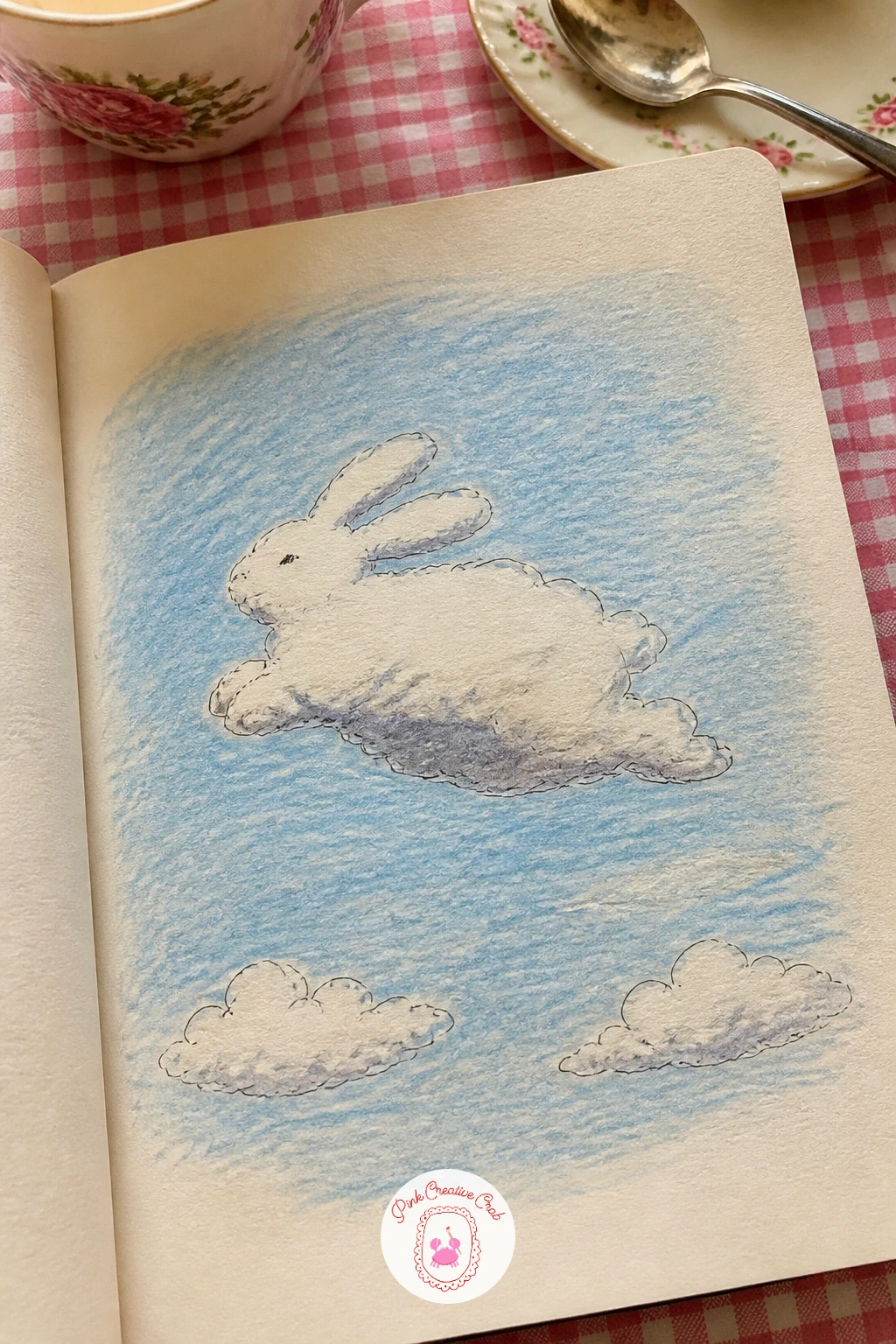 Clouds That Look Like Animals — Lie back somewhere you can watch the sky for a few minutes, or work from a photo of a cloudy day if lying down is not