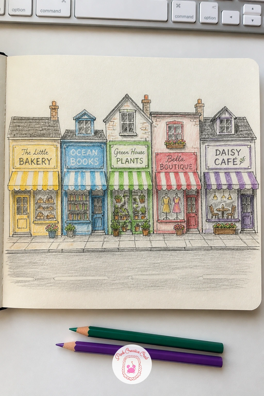 Shop Fronts On One Street — Walk down a street with a row of small independent shops rather than a chain-lined high street if you have the choice. How to fill