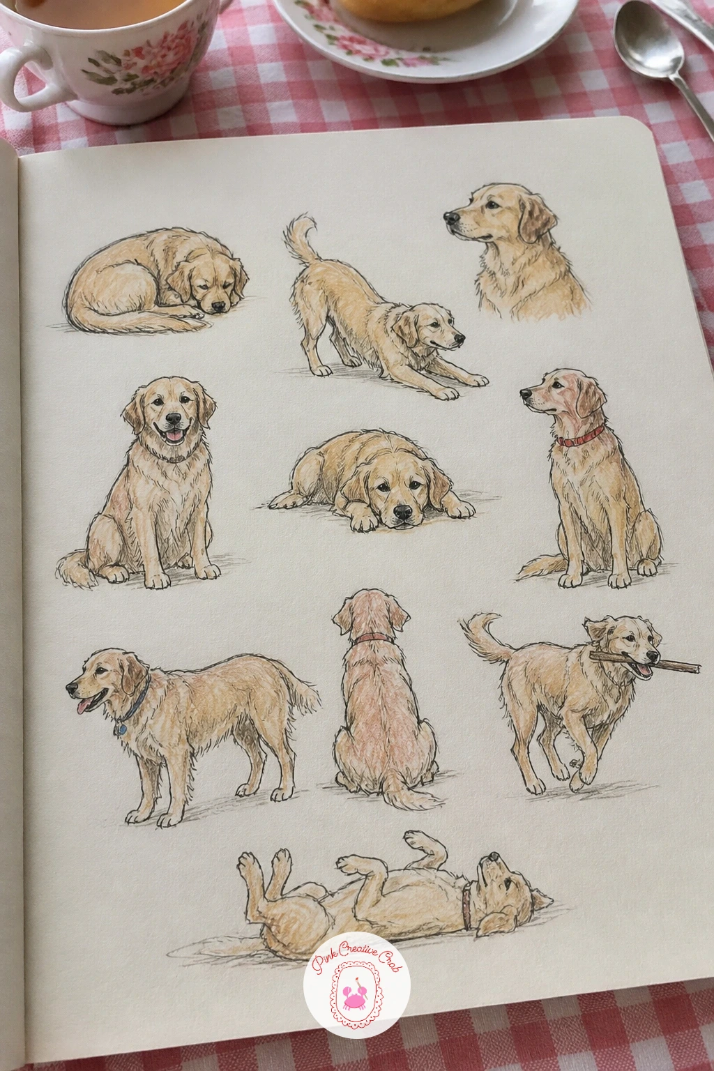 Pet In Ten Poses — Watch your pet for an afternoon, or scroll through old photos if they refuse to hold still on command. How to fill your sketchbook
