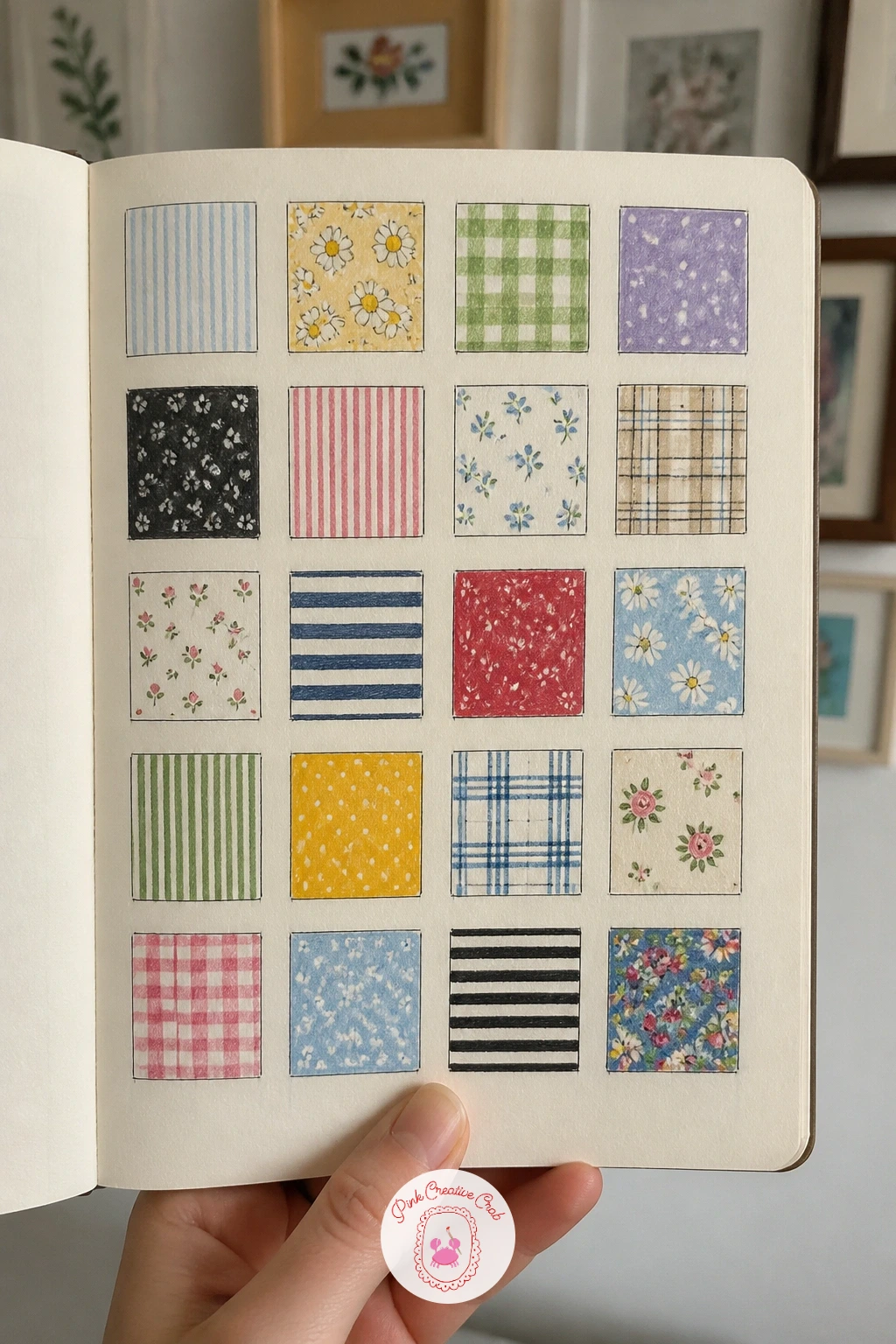 Patterns From Your Clothes — Open the wardrobe and pull out anything with a pattern, a striped scarf, a floral shirt, a checked blanket. How to fill your