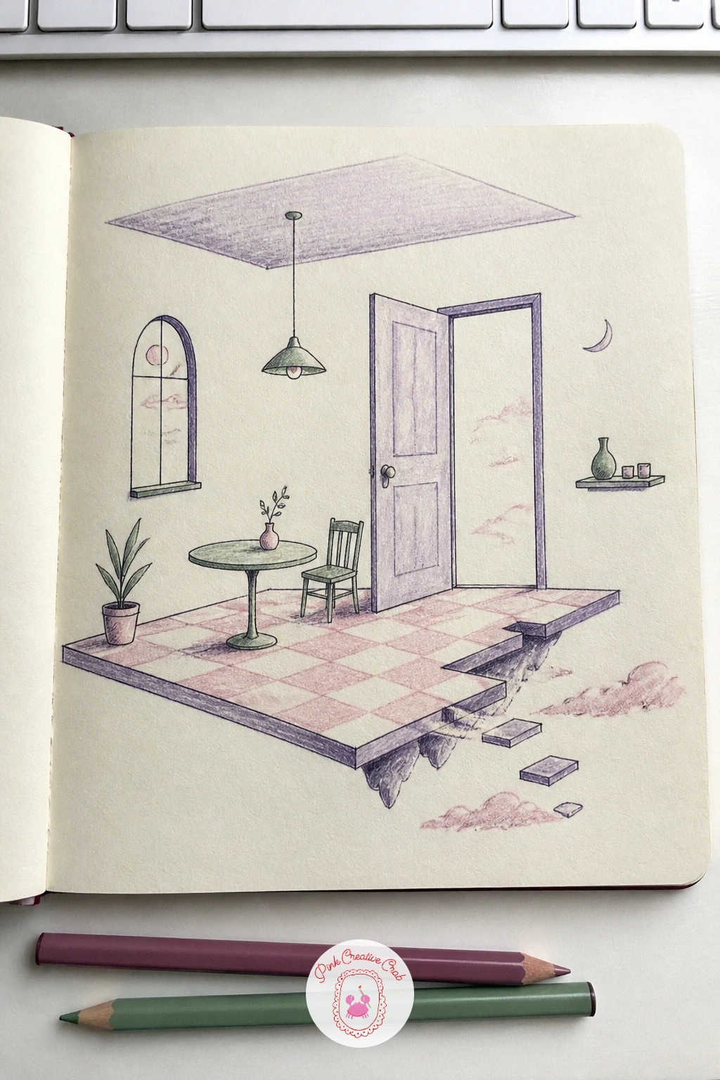 A Dream Redrawn As A Scene — Catch a dream while it is still fresh, ideally jotting a few words the moment you wake before it fades. How to fill your sketchbook