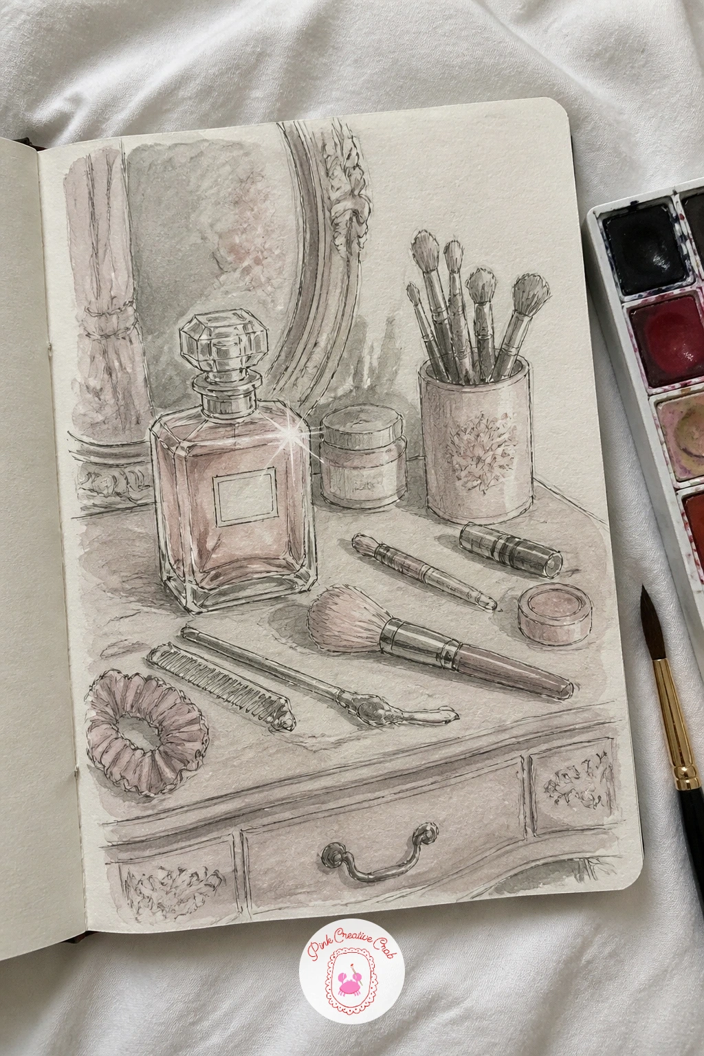 28 Observational Drawing Sketchbook Ideas of Kitchen Corners, Garden Sheds and Cafe Tables