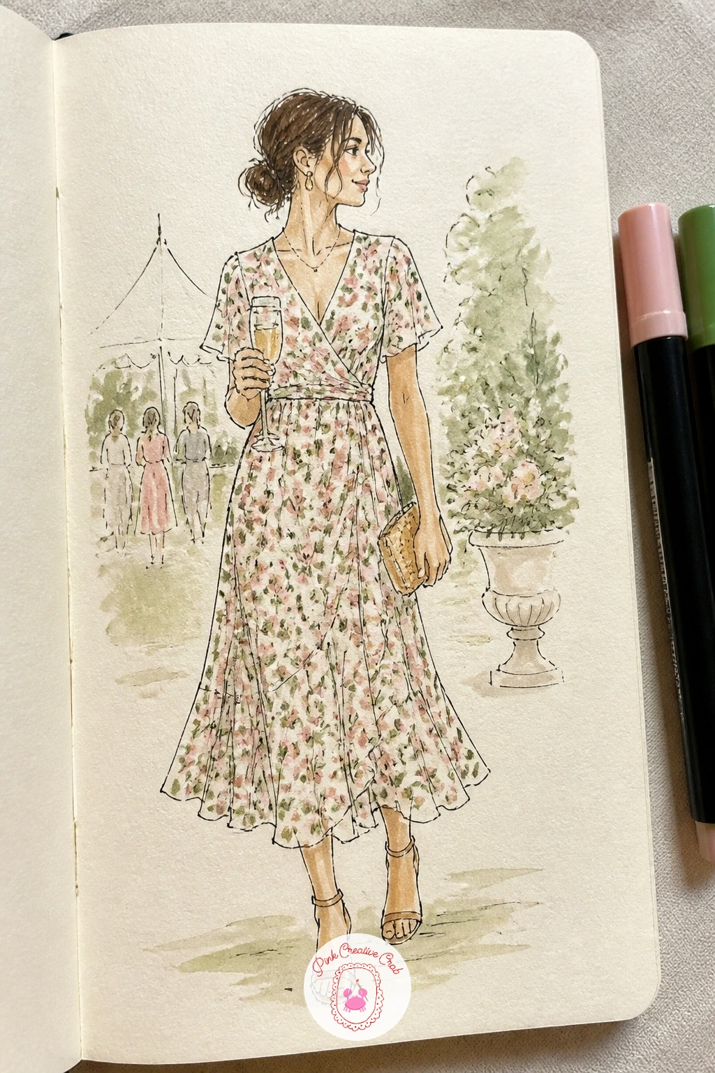 29 Fashion Sketchbook Ideas of Street Style, Vintage Dresses and Capsule Wardrobes