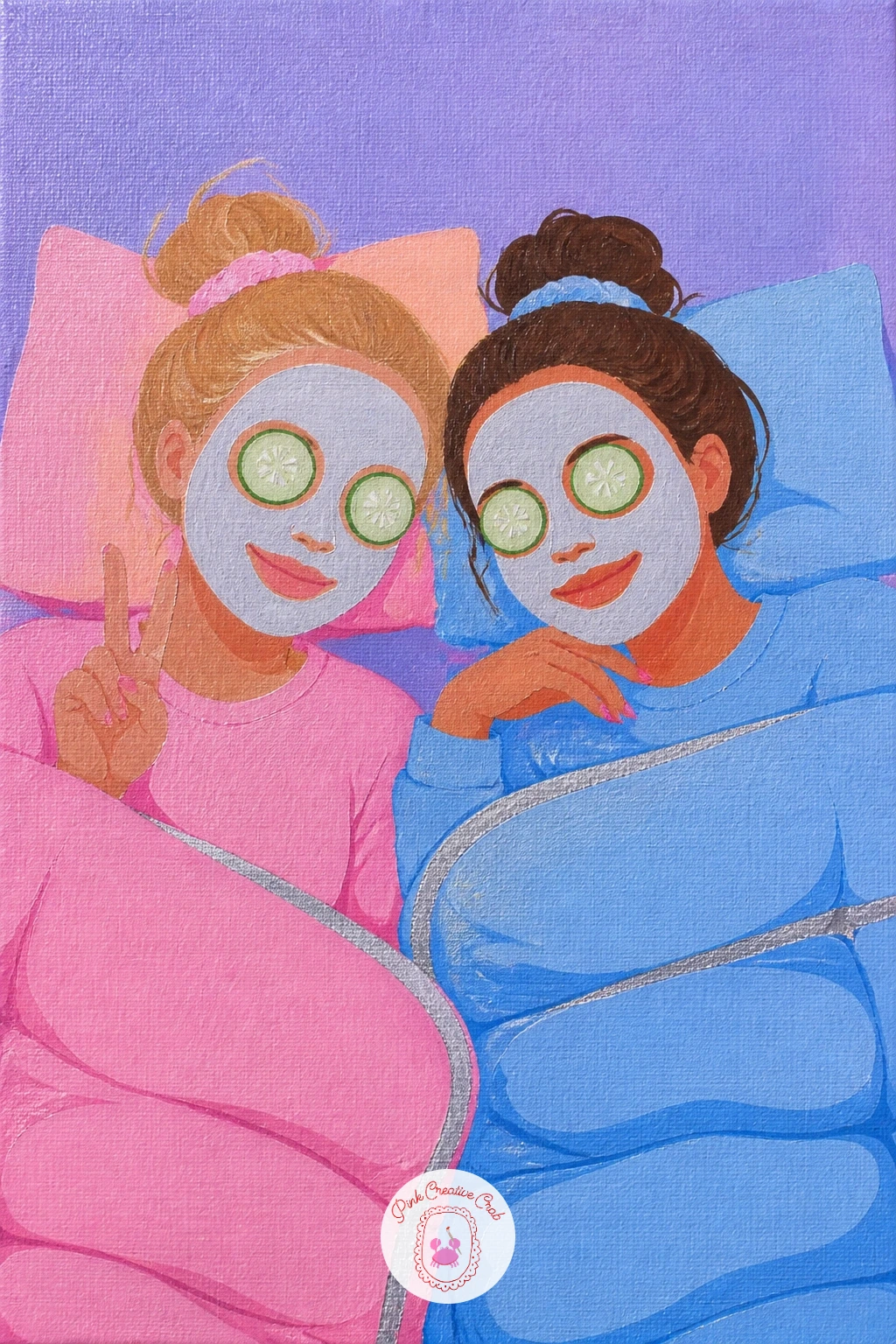 Sleepover With Sleeping Bags And Face Masks — A sleepover scene with two sleeping bags and a couple of face masks laid out brings several ideas from this list