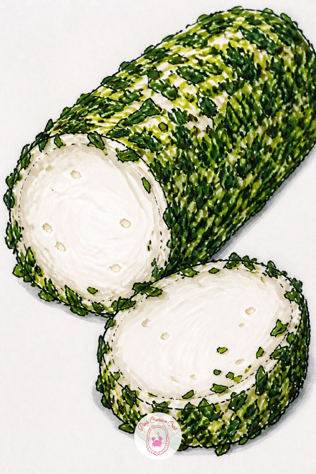 Goat Cheese Log With Herbs — Try a different cheese shape altogether with a goat cheese log rolled in herbs, a nice change from all the rounds and wedges so