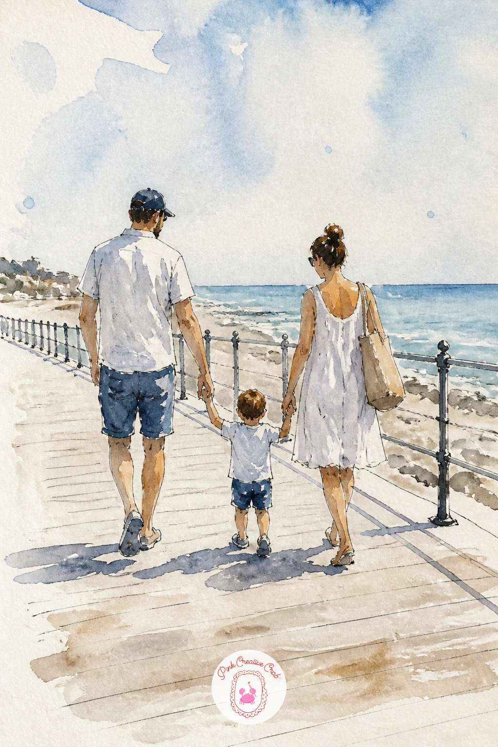 28 Watercolor People Ideas of Cafe Regulars, Market Shoppers and Strangers on Trains