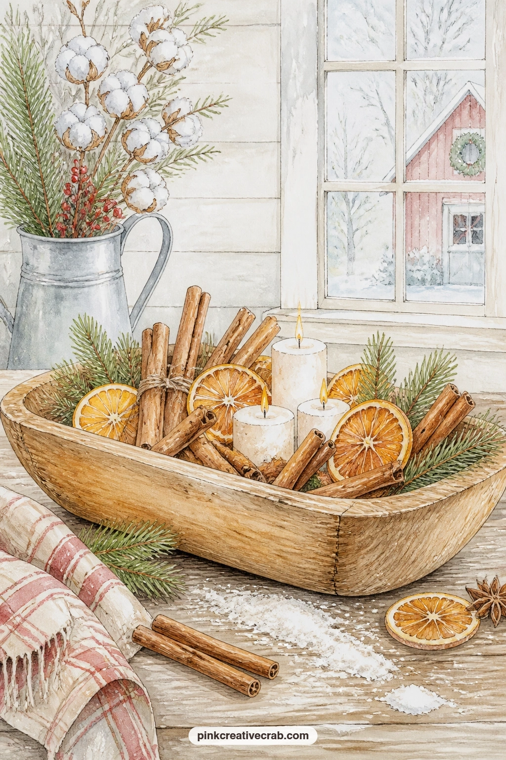 Dough Bowl With Cinnamon printable page — Read more country kitchen pages in the sunflower junk journal kit , which pairs well with this farmhouse set for