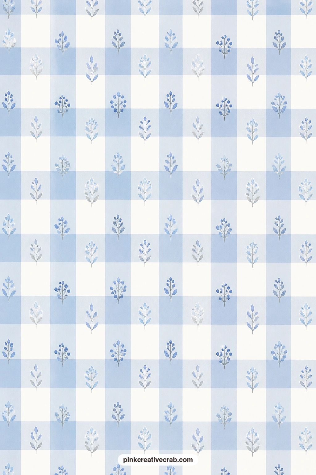 Blue Buffalo Check Paper printable page — This soft buffalo check pairs naturally with the mitten and scarf icon paper, the two making a cozy two paper