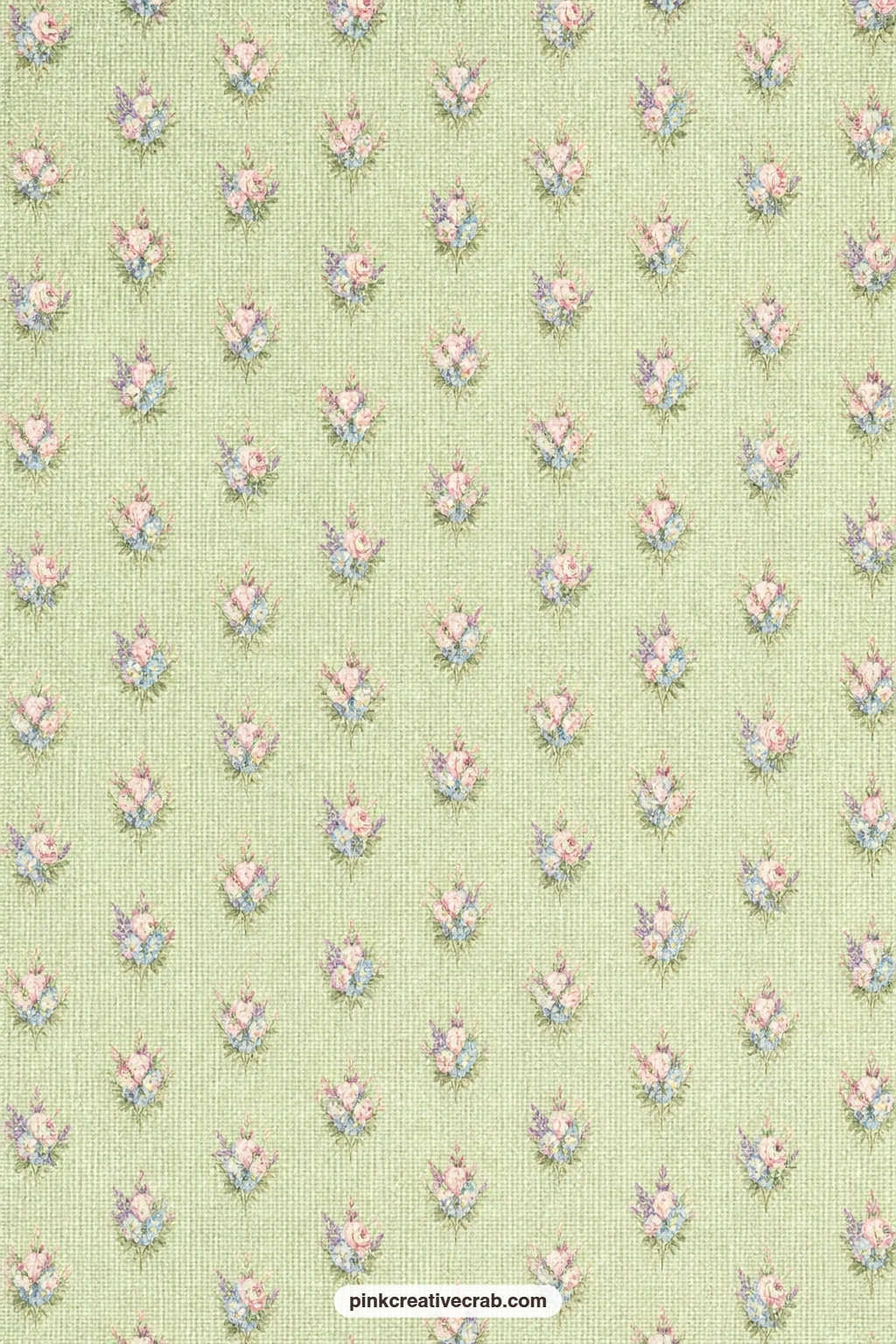 Sage Canvas Weave Paper printable page — A pale sage canvas weave gives a quiet, steady ground for a folio cover or the inside flap of a handmade envelope.