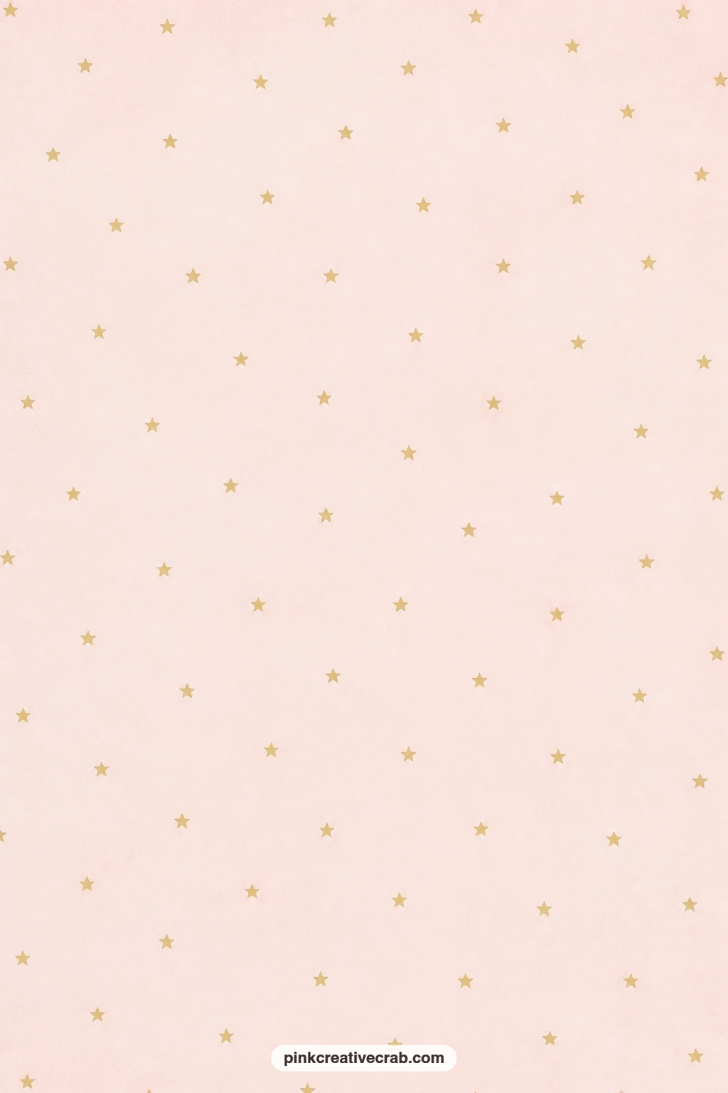Gold Star Scatter Paper printable page — Tiny scattered gold stars rest on a blush ground, a touch of sparkle for a celebration card mat or a gift tag.