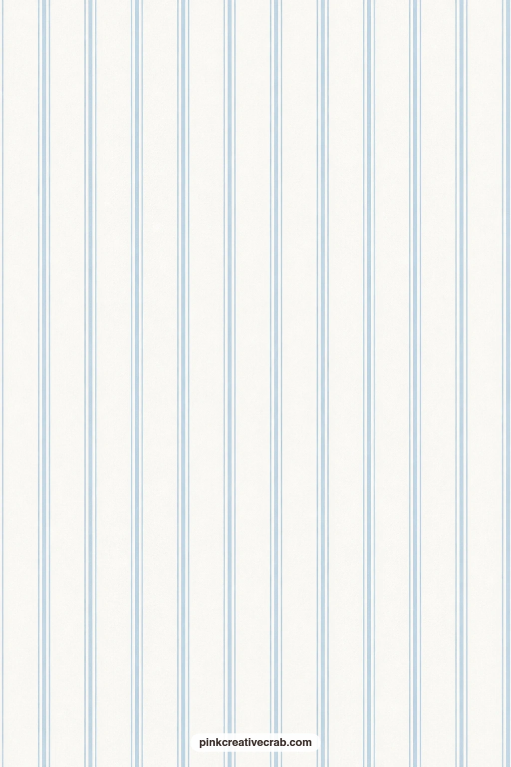 Double Ticking Stripe Paper printable page — Pale blue double ticking stripes sit well as a card mat behind a sticker, the thin paired lines giving a tailored
