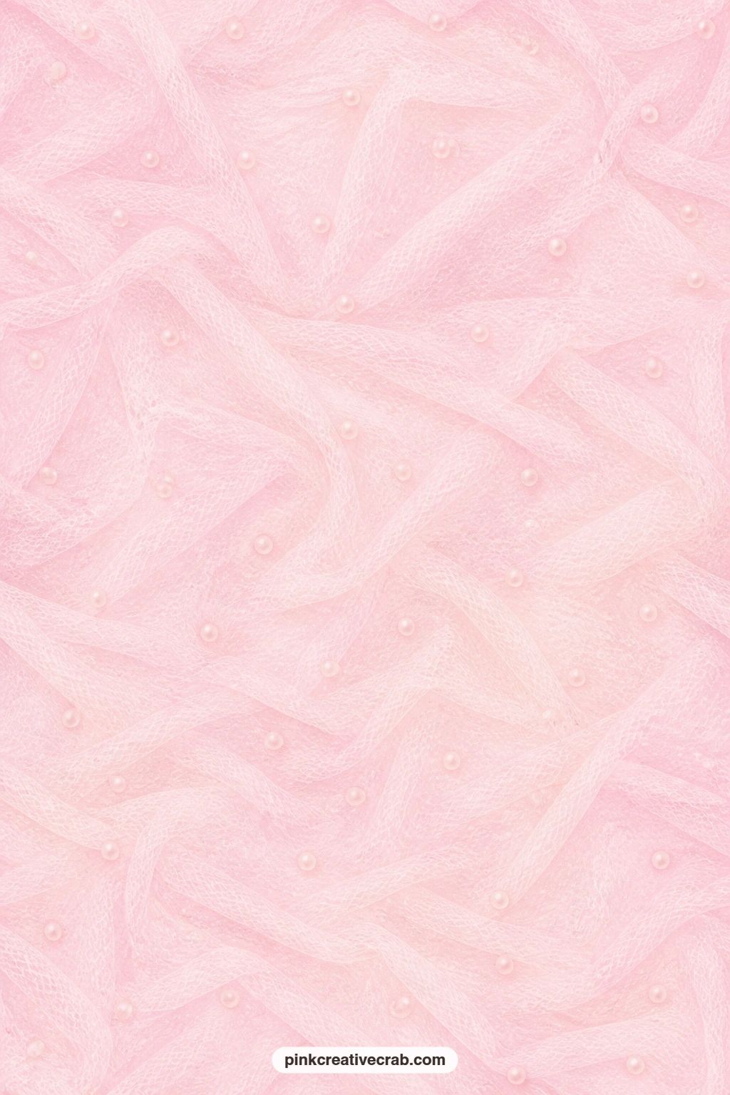 Tulle Pearl Texture Paper printable page — Pale pink tulle texture dotted with tiny pearls gives a soft plain feel, ideal as a quiet card mat behind a bold