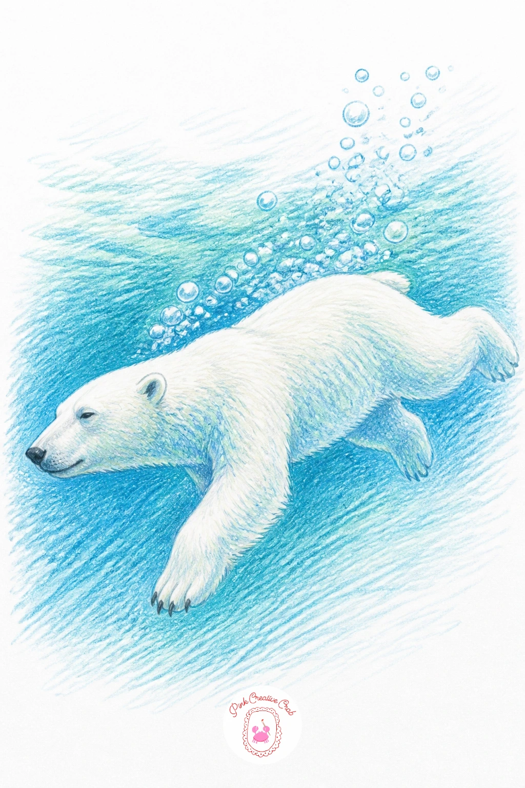 Bear Swimming Underwater With Bubbles — Swimming underwater is where this subject gets to show off, so give yourself ten quiet minutes for the quick version