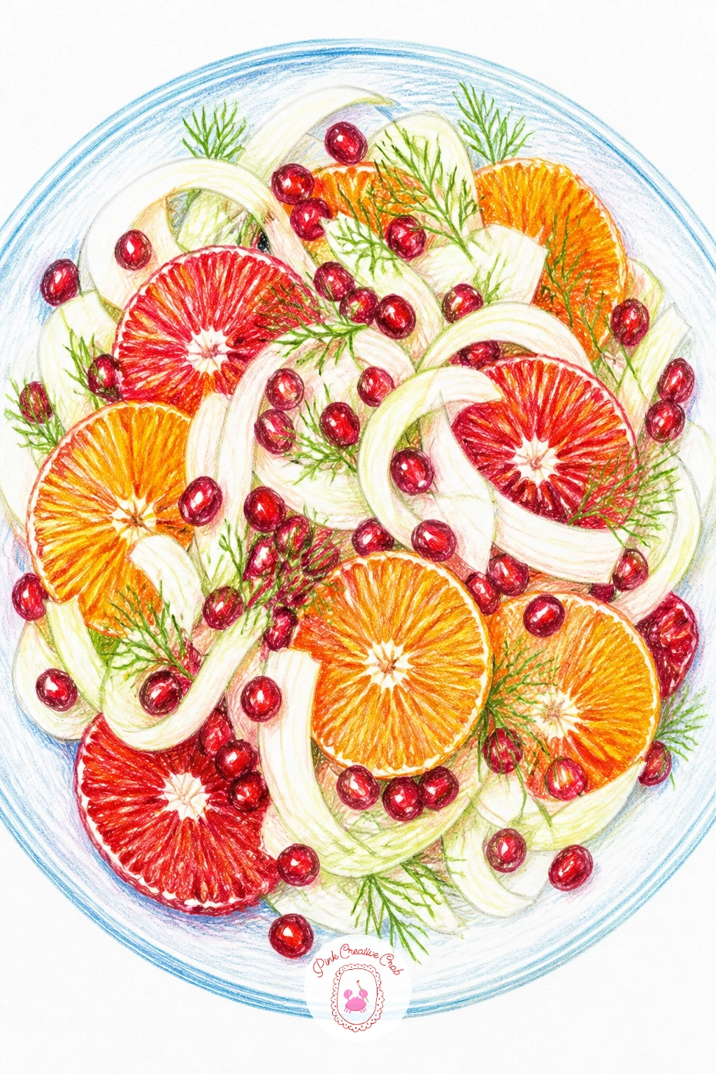 Winter Salad of Orange, Fennel and Pomegranate — This salad gives you three distinct colors and textures to layer in one bowl: orange slices, pale fennel